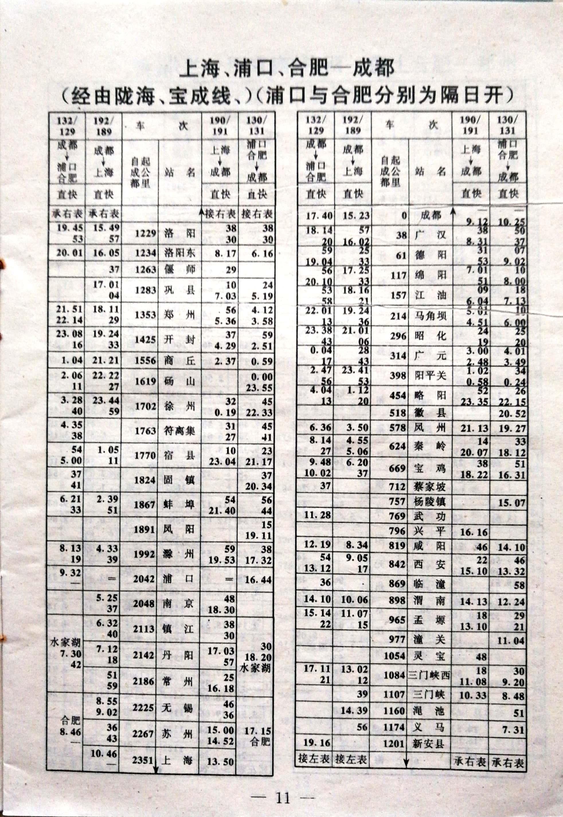 全國最新火車時刻全面更新，最新列車時刻表匯總